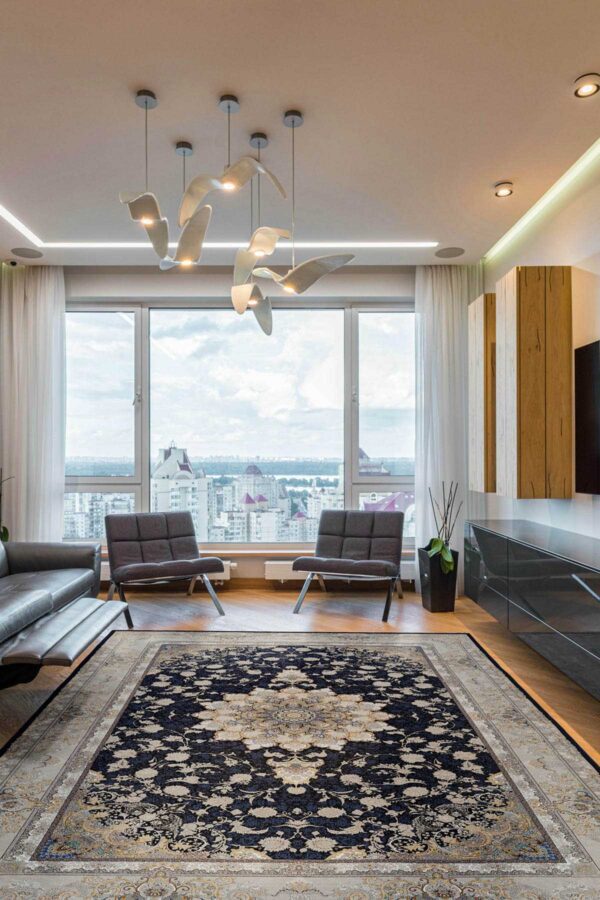 Navy Ava Rug - Image 2