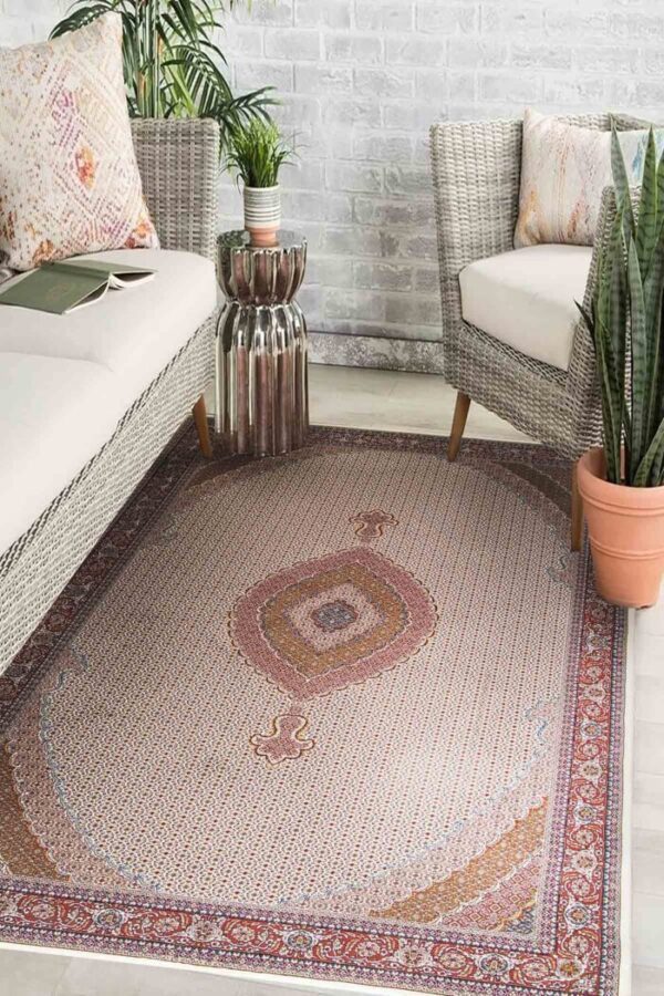 Brown/Cream Mahi Rug - Image 2