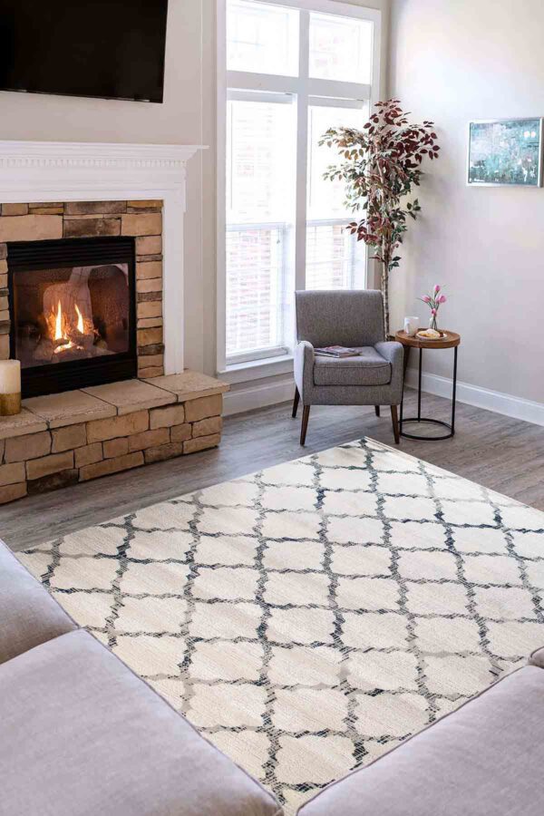 Cream Lomana Rug (FV22) - Image 2