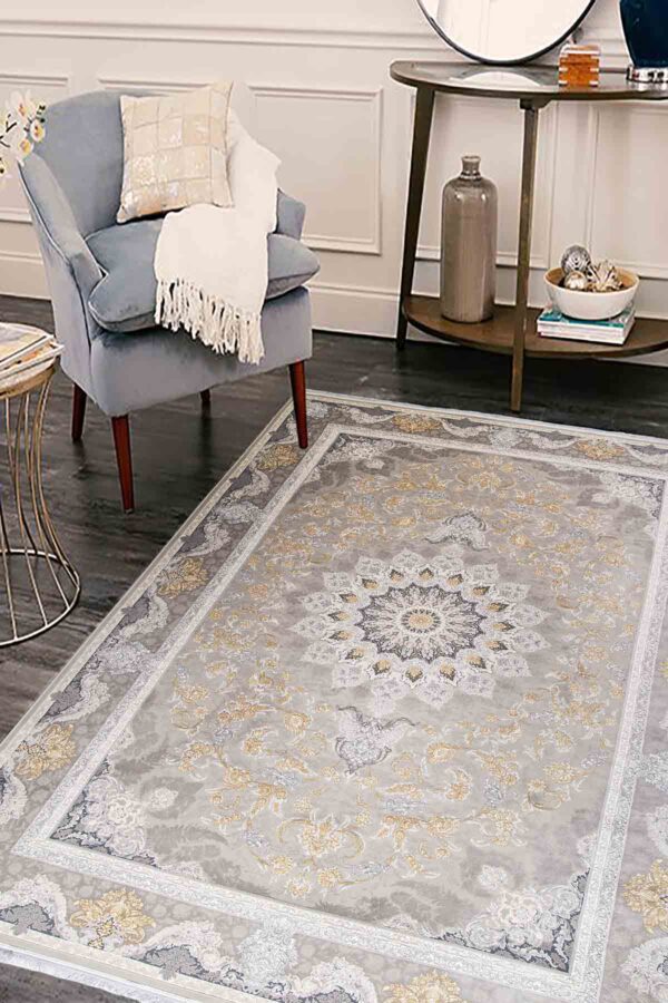 Gray/Gold Royal Rug - Image 2